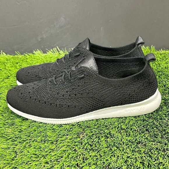 Cole Haan Zero Grand Wingtip Mesh Oxfords. Black. 7.5B - Picture 3 of 9